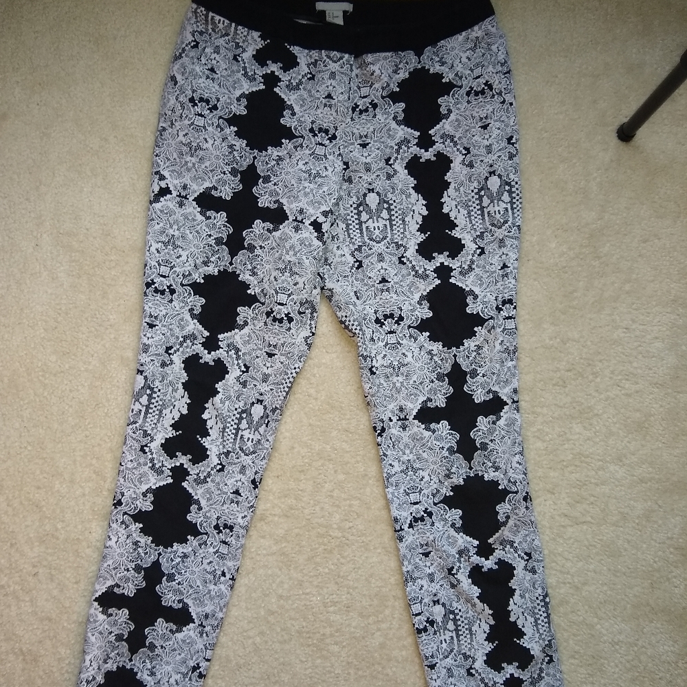 H&M women's capri dress pants